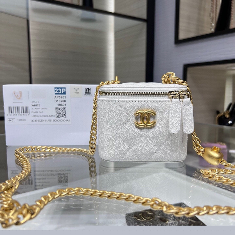 Ch*el cosmetic bags